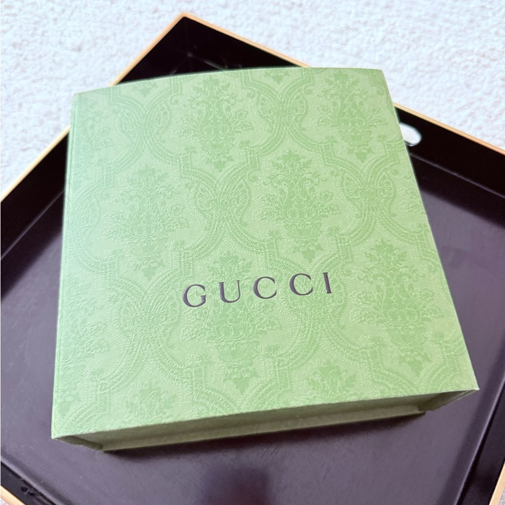 Gucci GG Marmont Leather Belt | Gold Buckle | Size 85